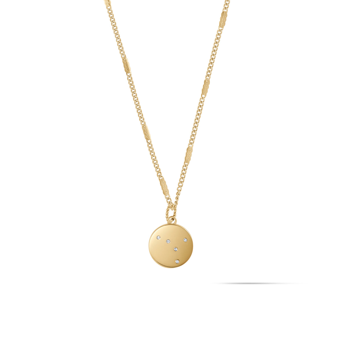 Zodiac Charm Gold - Pisces