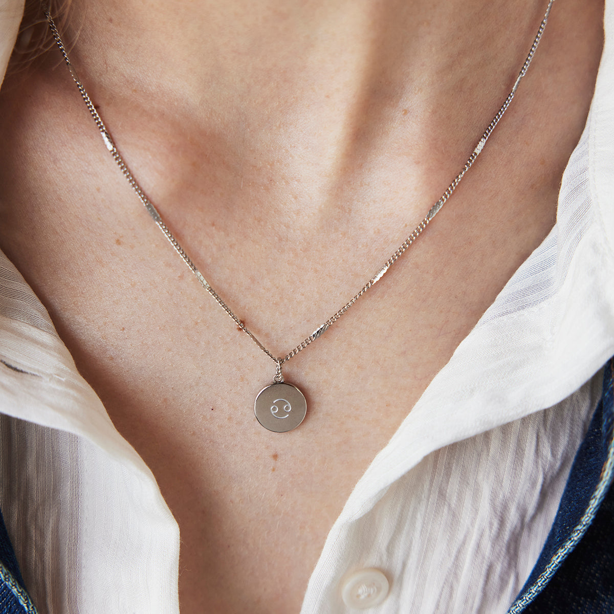 Zodiac Charm Silver - Aquarius