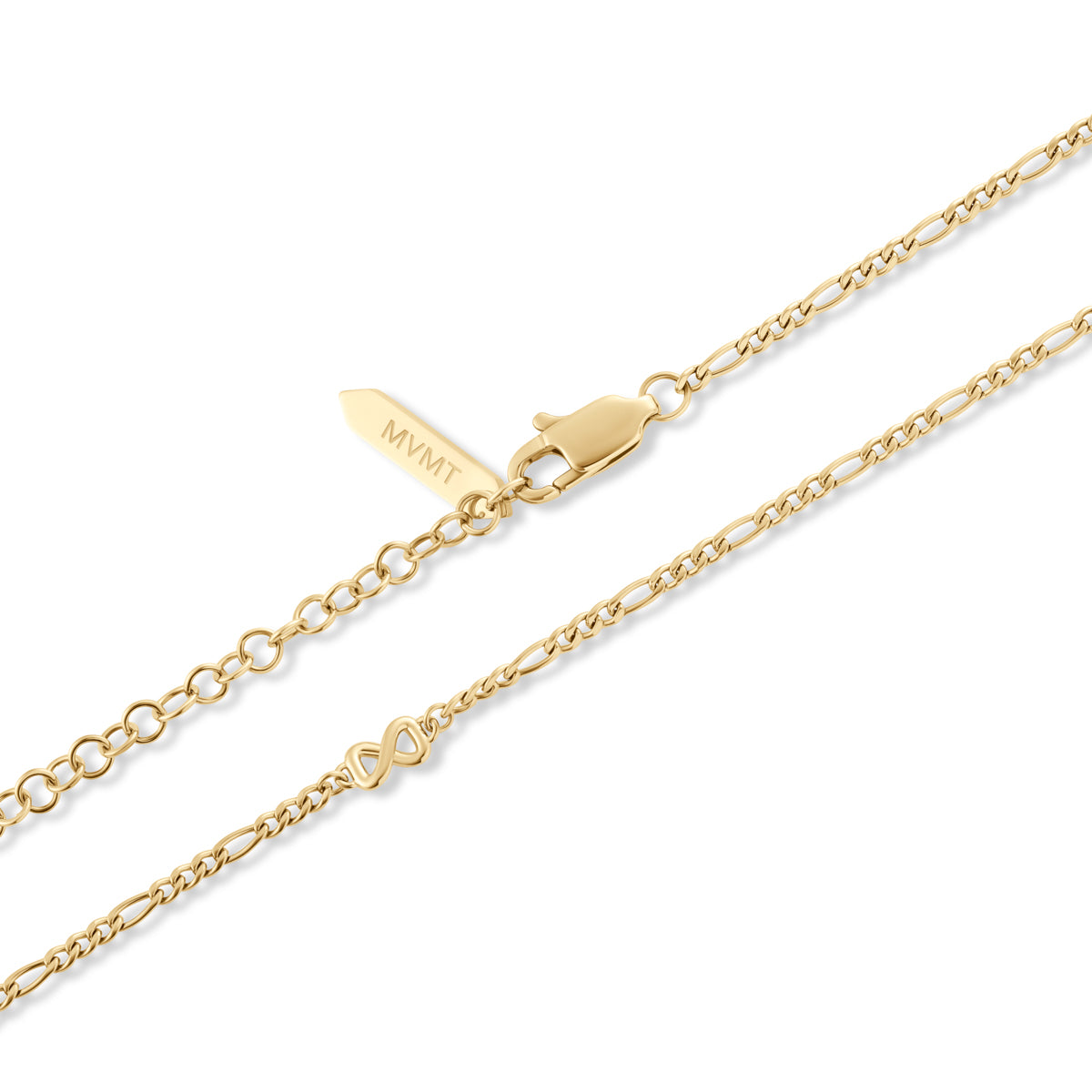 Figaro Chain Bracelet - 1.8MM Gold