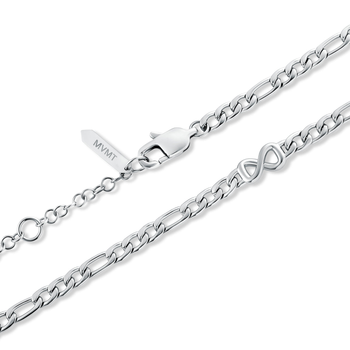 Figaro Chain Necklace Silver