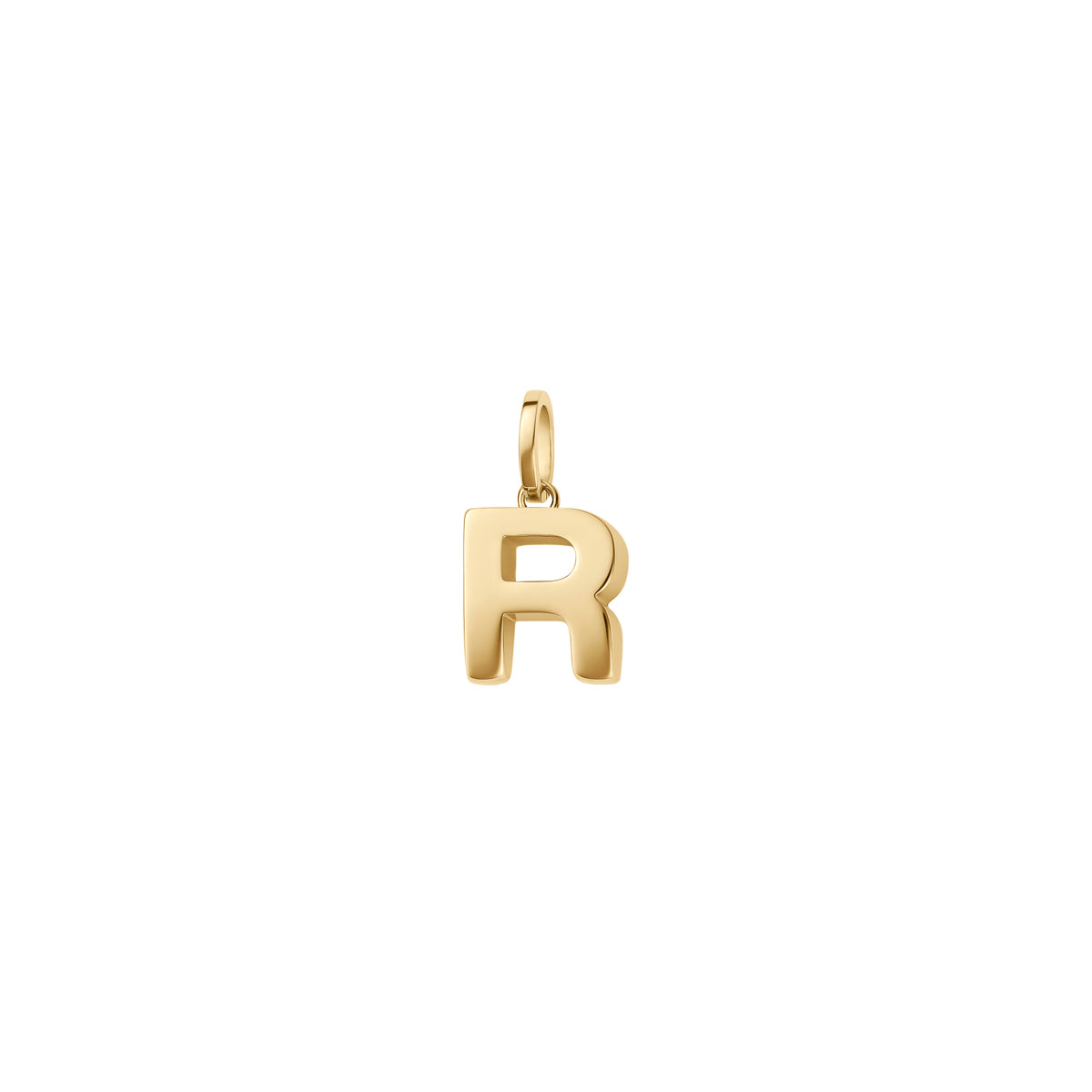 Alphabet Charm Gold - R