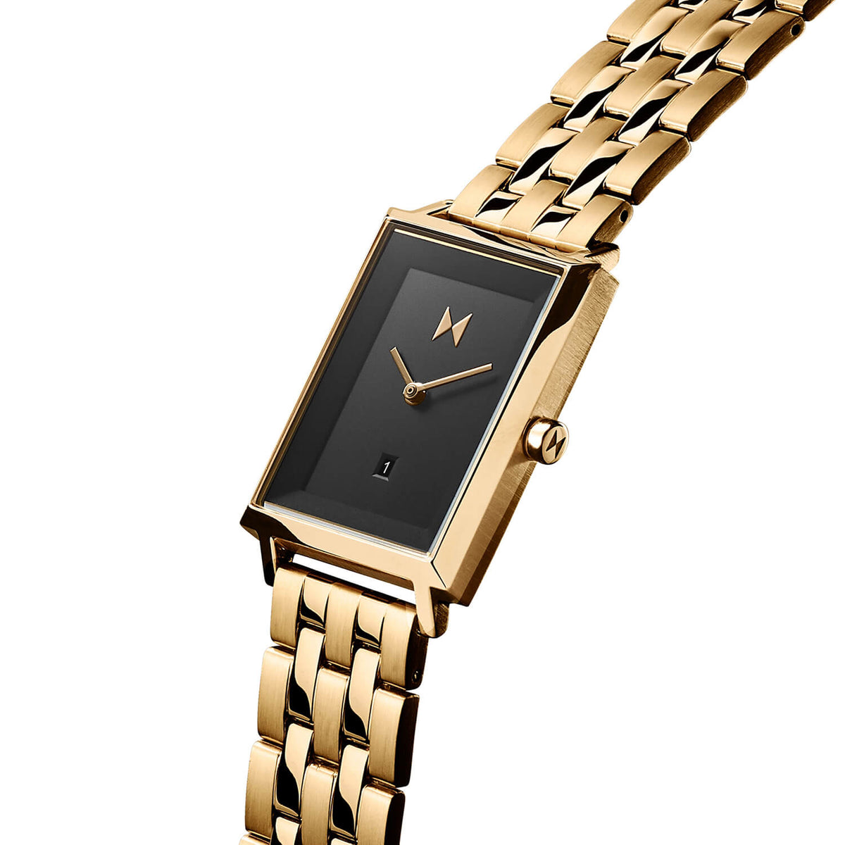 MVMT Ladies Signature Square Gold Plated Watch