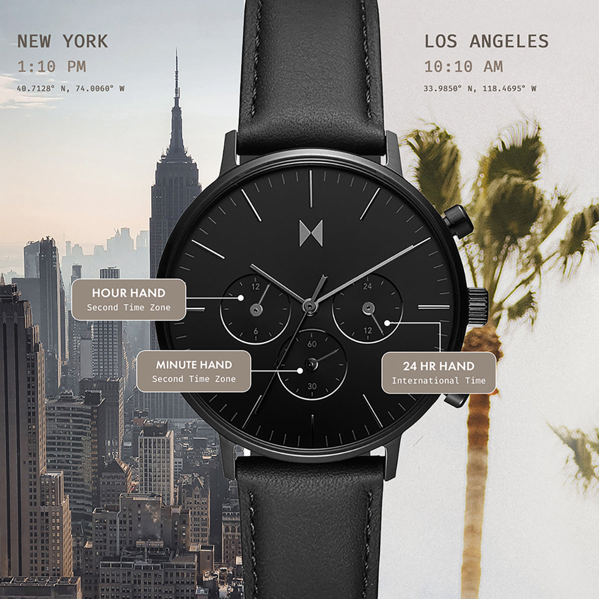 Legacy Traveler Panther Black 42mm