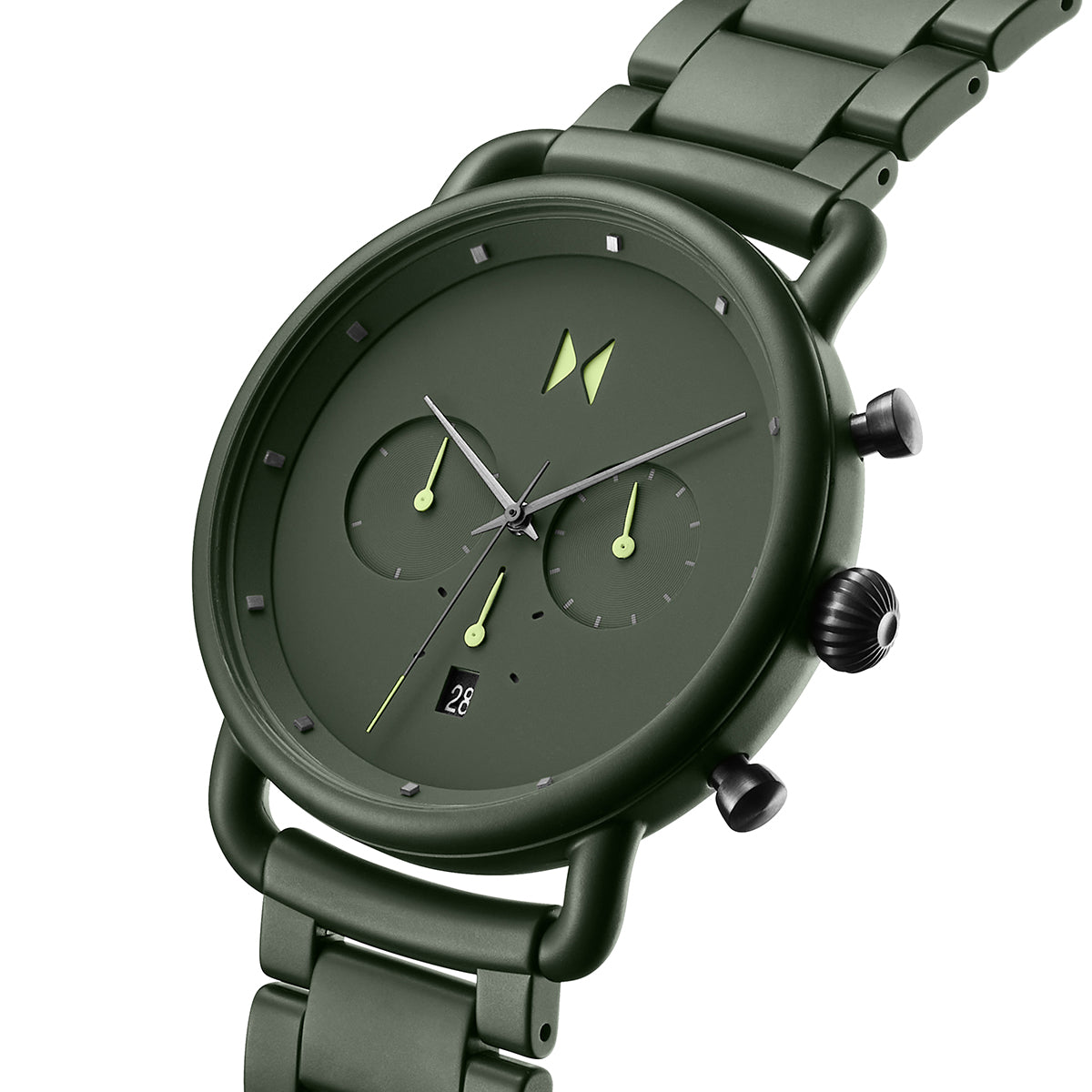 Blacktop Ceramic Men's Watch, 47mm