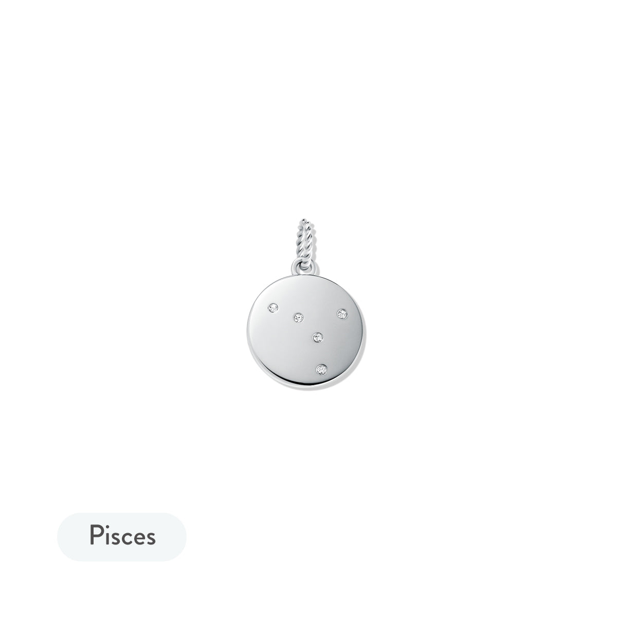 Zodiac Charm Silver - Pisces