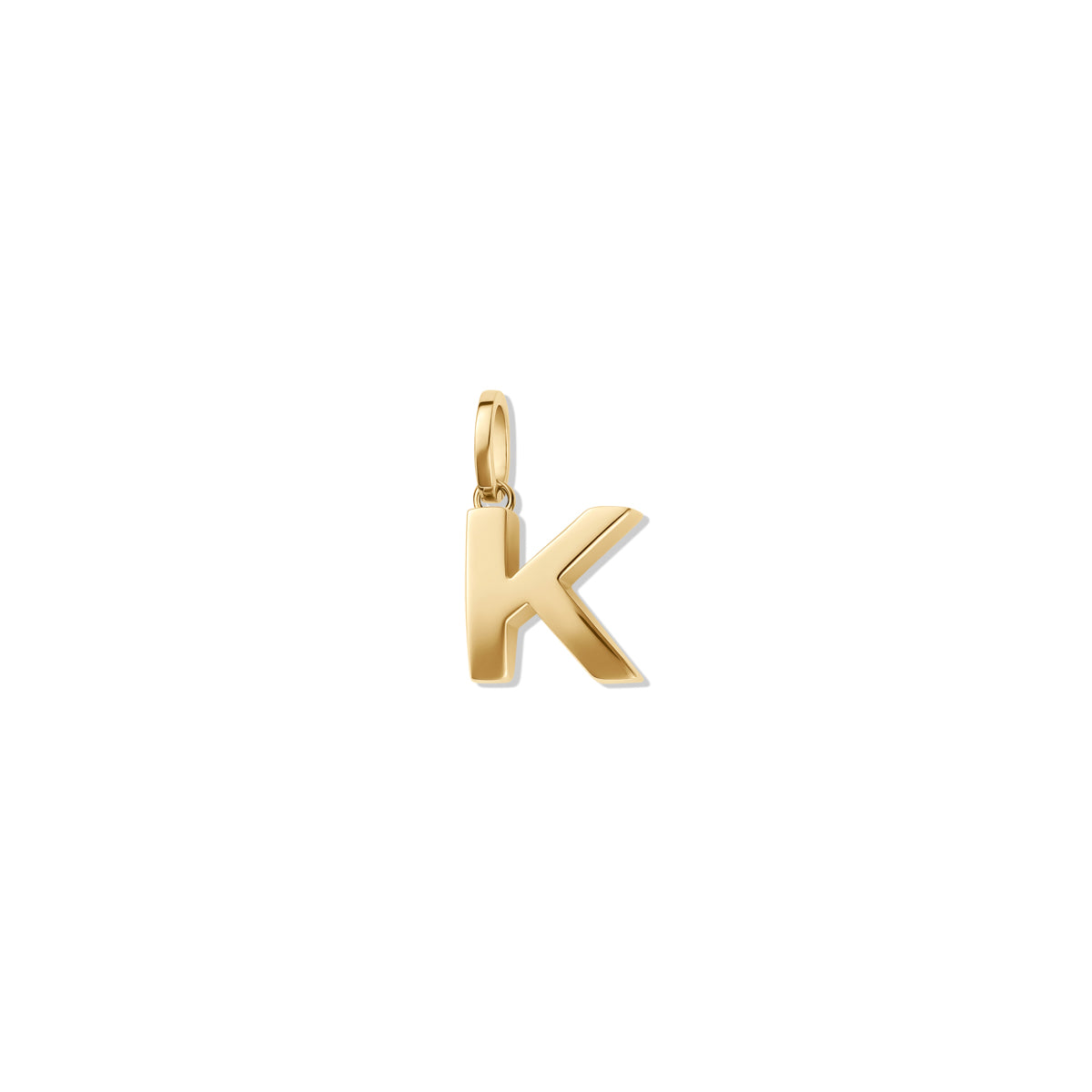 Alphabet Charm Gold - K