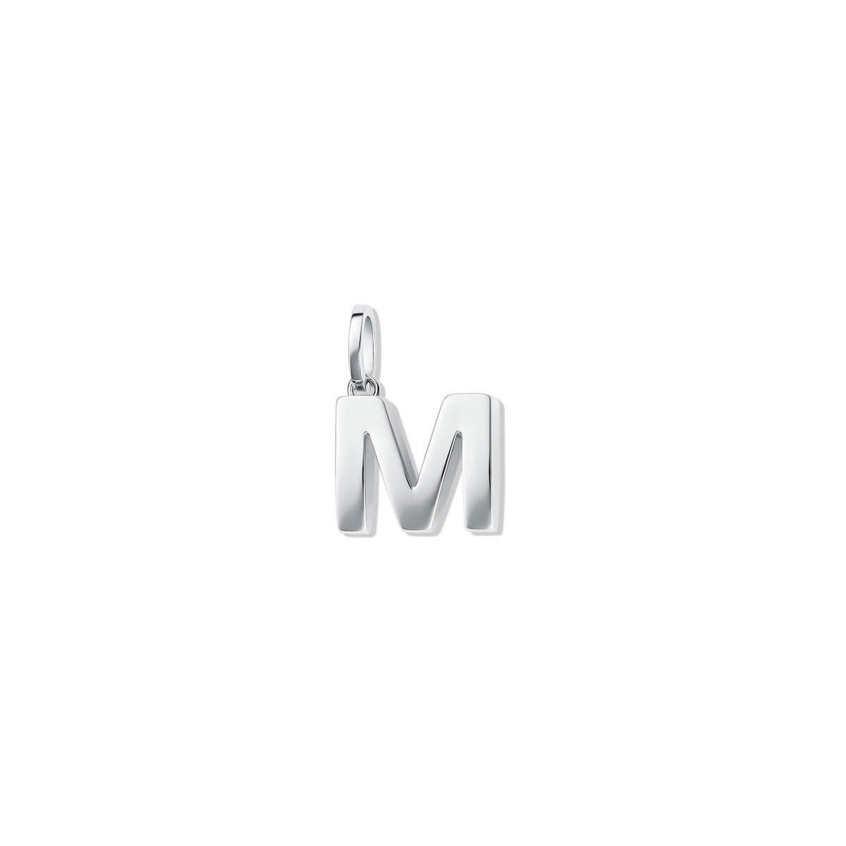 Alphabet Charm Silver - M
